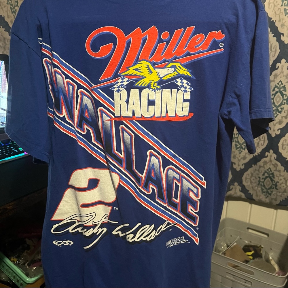 Vintage Rusty Wallace #2 T Shirt T NASCAR